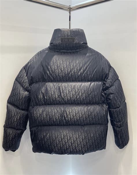 dior oblique oversize-daunenjacke|dior down jacket black.